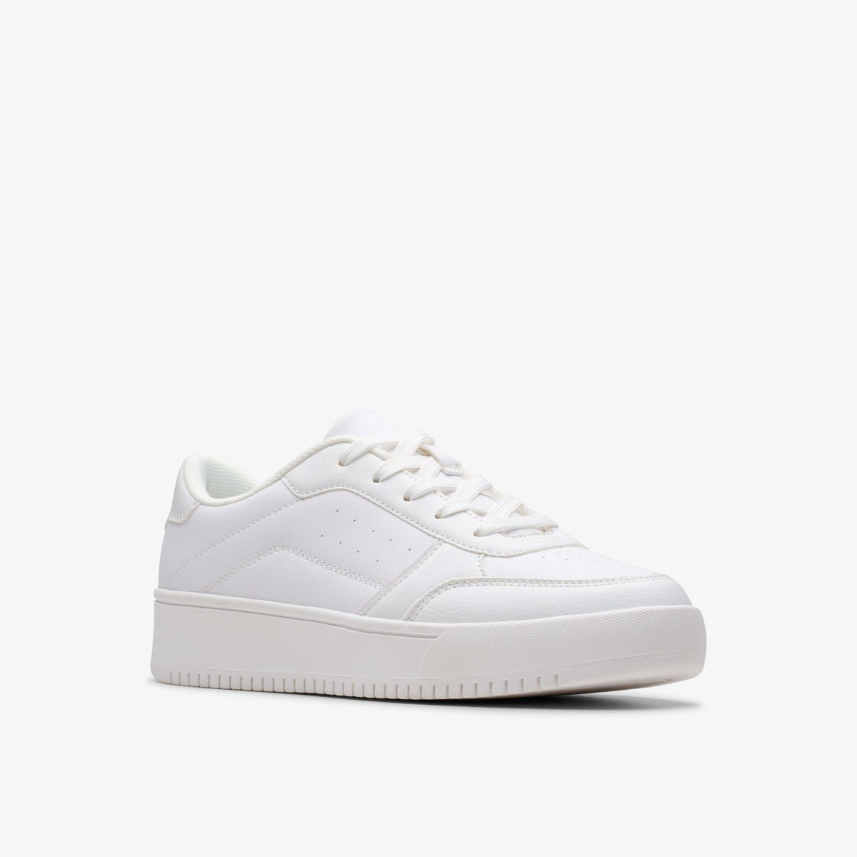 Clarks Barley Step Youth White/White