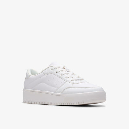 Clarks Barley Step Youth White/White