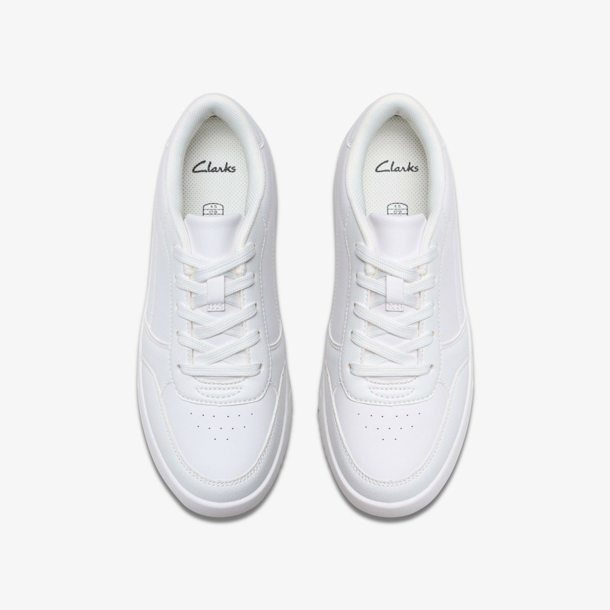 Clarks Barley Step Youth White/White