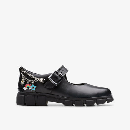 Clarks Evyn Pure Kid Black Leather