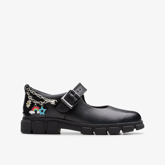 Clarks Evyn Pure Kid Black Leather