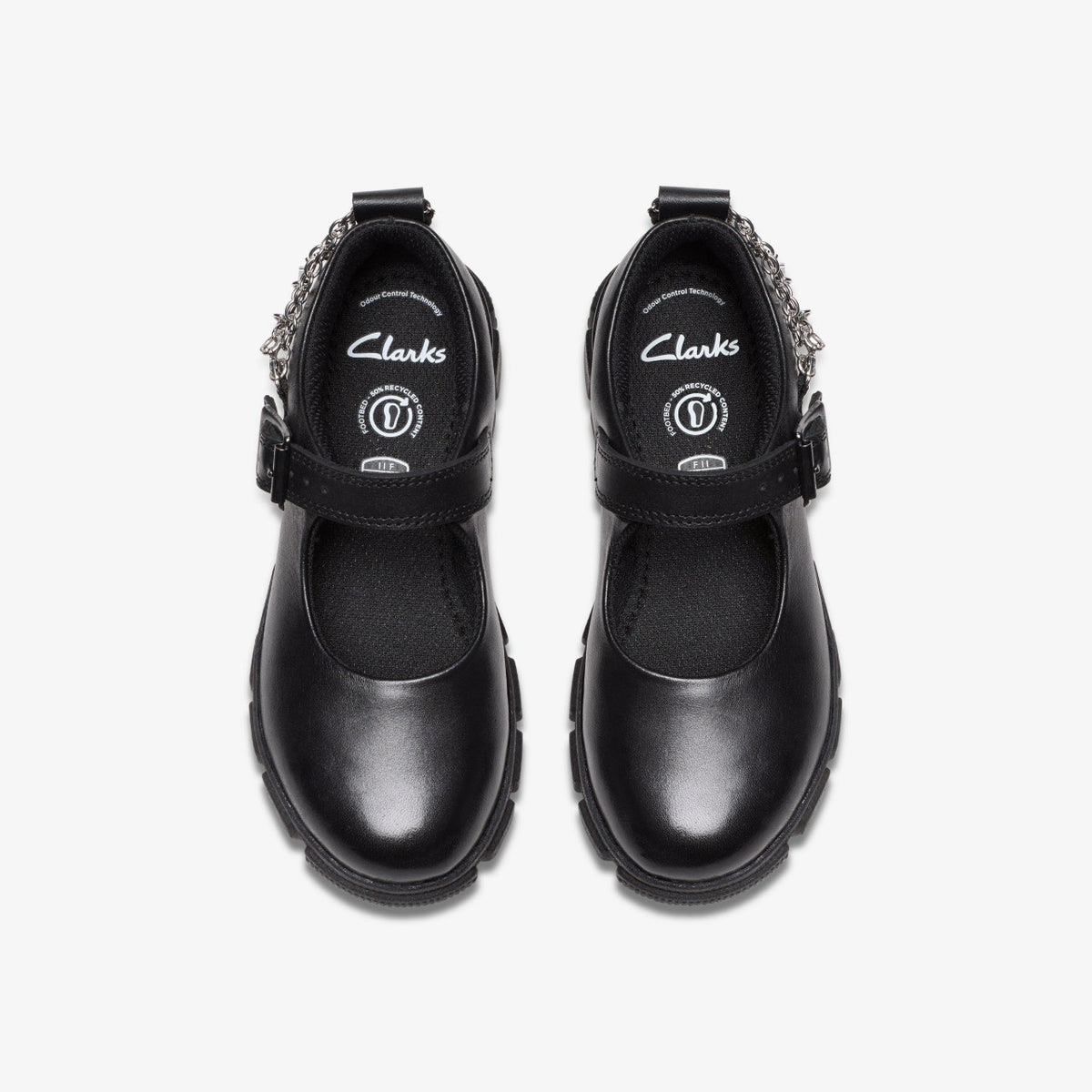 Clarks Evyn Pure Kid Black Leather
