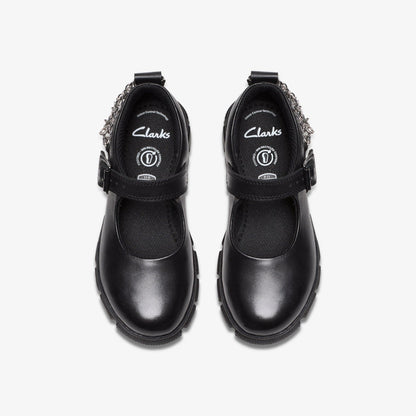 Clarks Evyn Pure Kid Black Leather