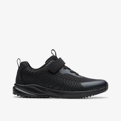 Clarks Deyes Dash Youth Black/Black