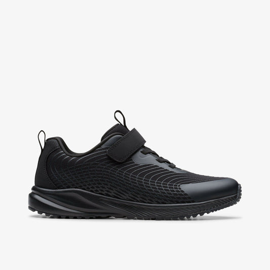 Clarks Deyes Dash Youth Black/Black
