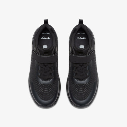 Clarks Deyes Dash Youth Black/Black