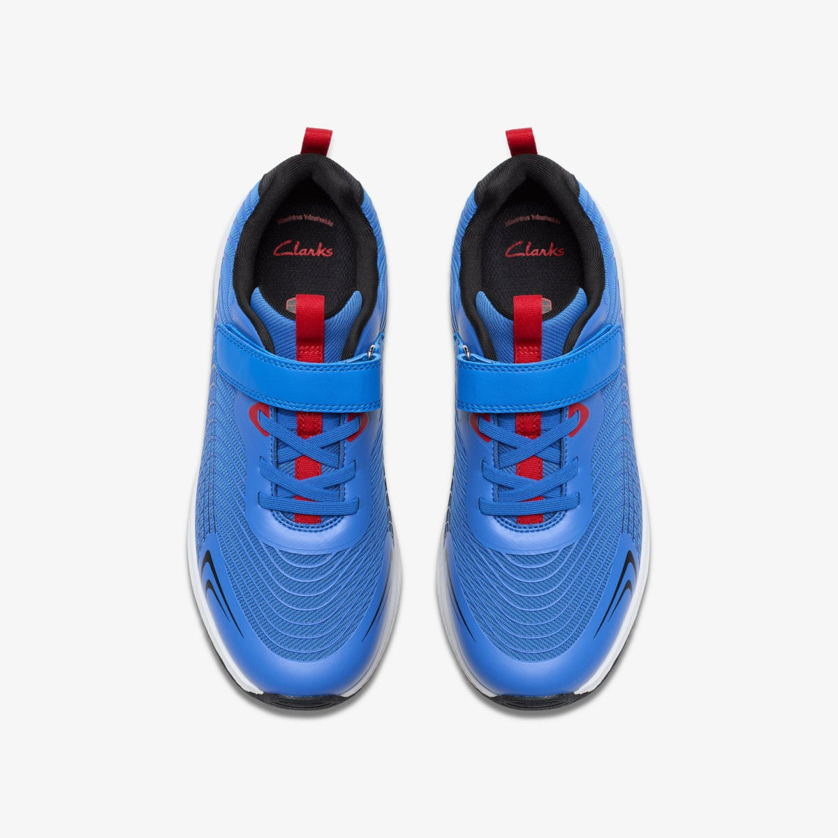 Clarks Deyes Dash Youth Blue Synthetic