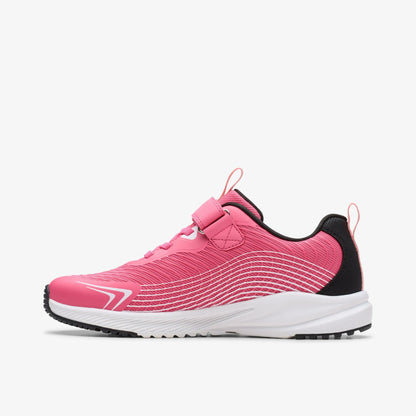 Clarks Deyes Dash Youth Pink Synthetic