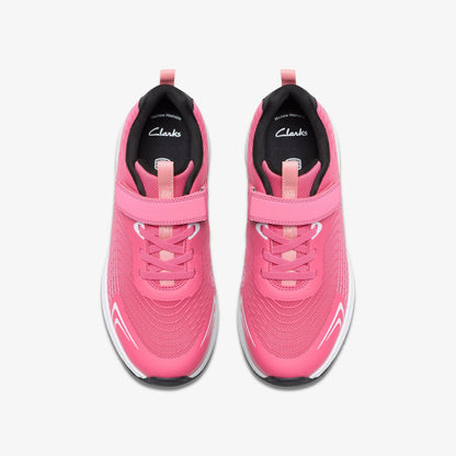 Clarks Deyes Dash Youth Pink Synthetic