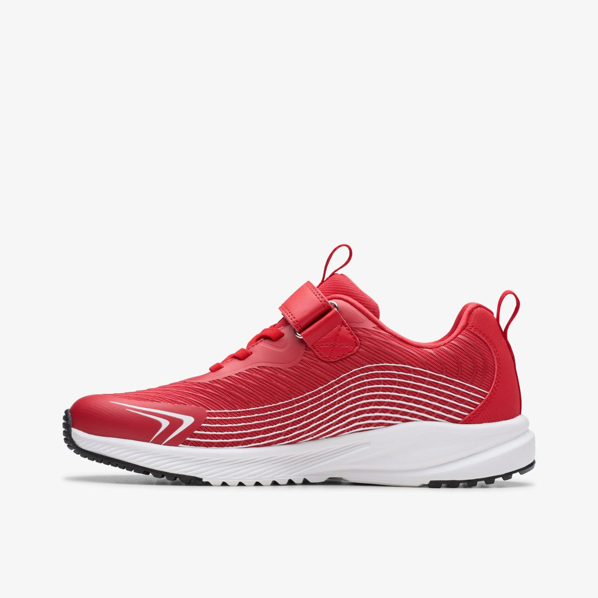 Clarks Deyes Dash Youth Red Synthetic