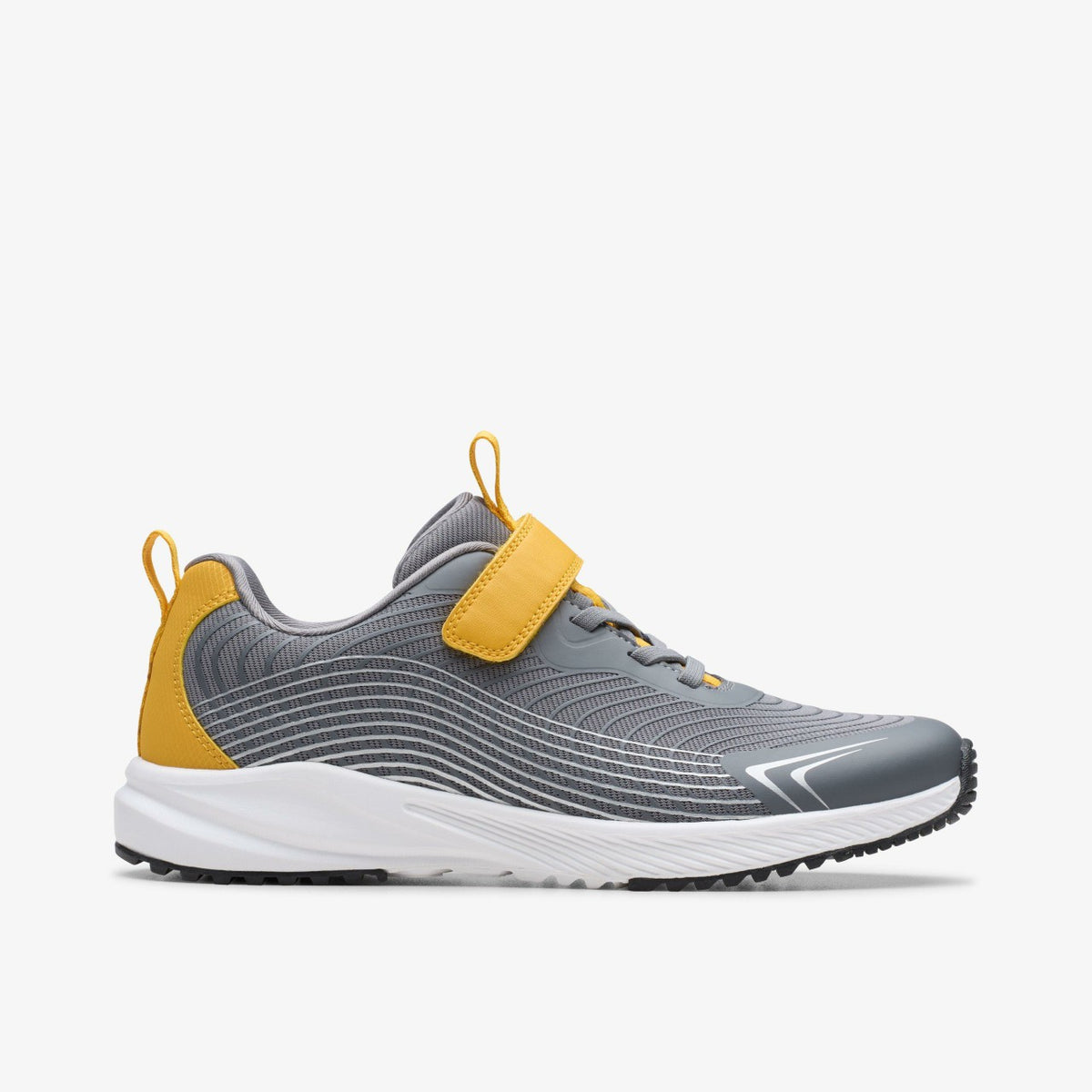 Clarks Deyes Dash Youth Grey Synthetic