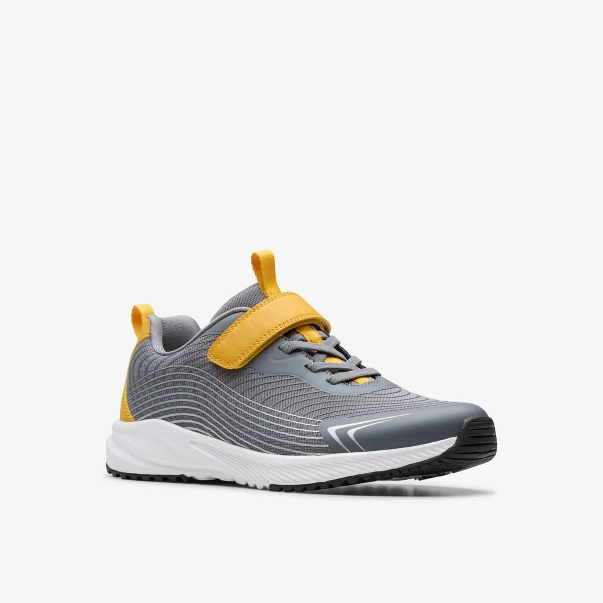 Clarks Deyes Dash Youth Grey Synthetic