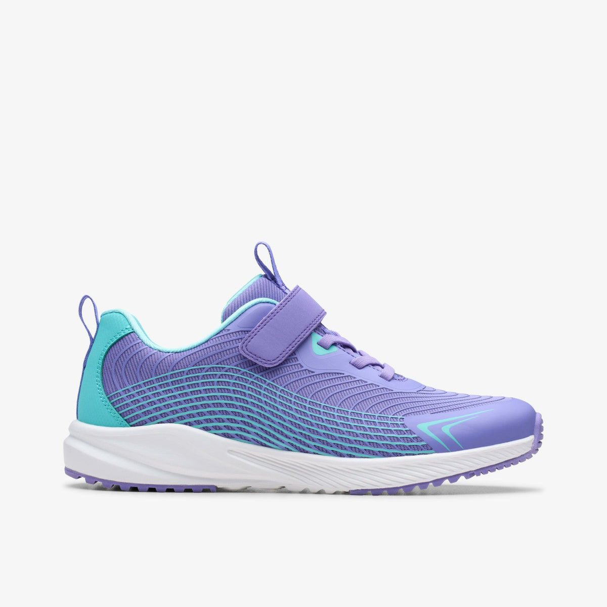 Clarks Deyes Dash Youth Purple Synthetic