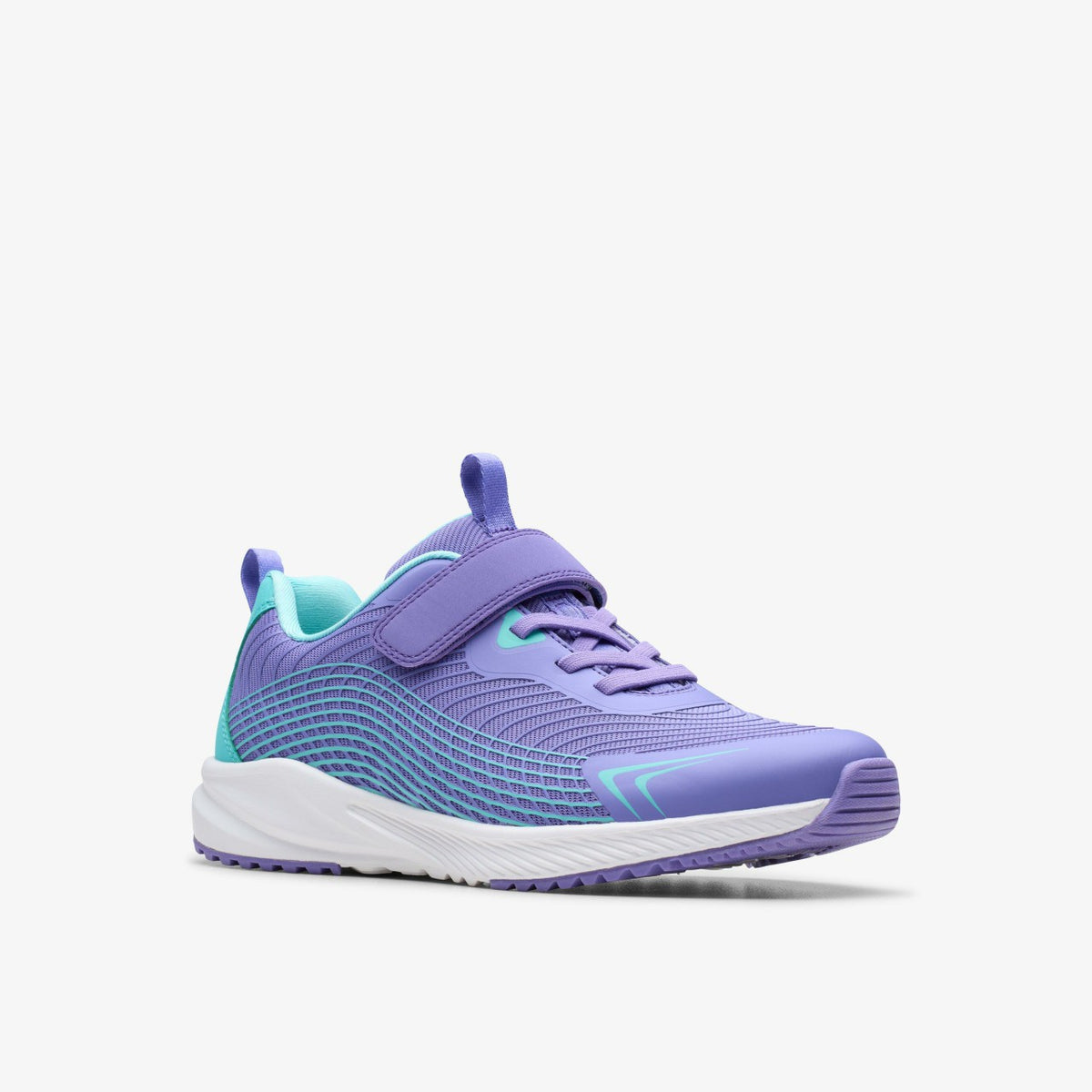 Clarks Deyes Dash Youth Purple Synthetic