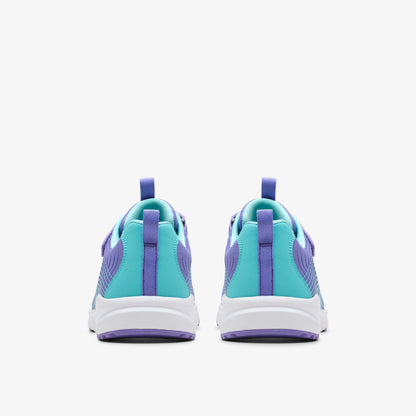 Clarks Deyes Dash Youth Purple Synthetic