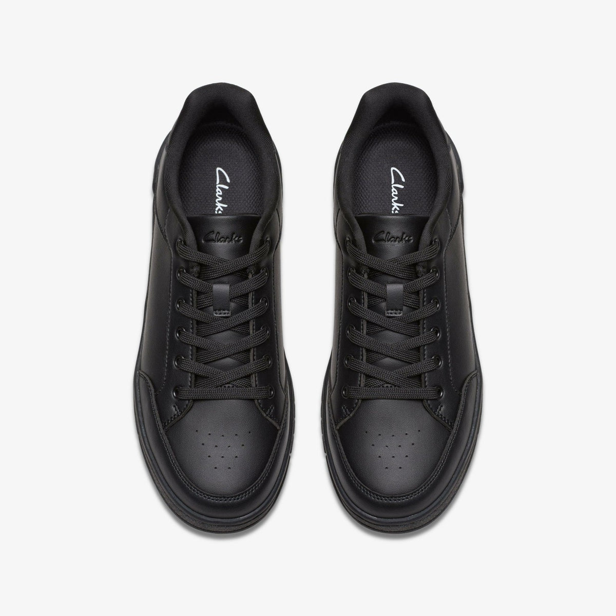 Clarks Check Lace Black