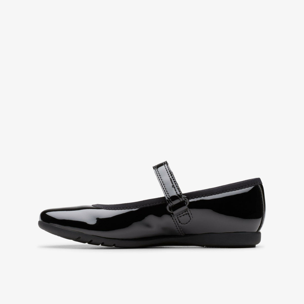 Clarks Dance Wish Kid Black Patent