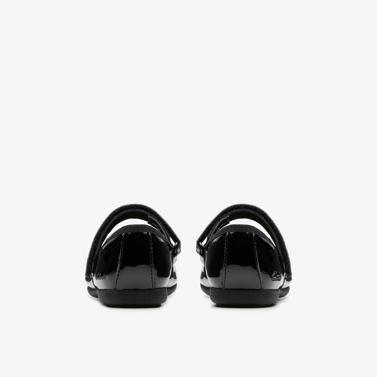 Clarks Dance Wish Kid Black Patent