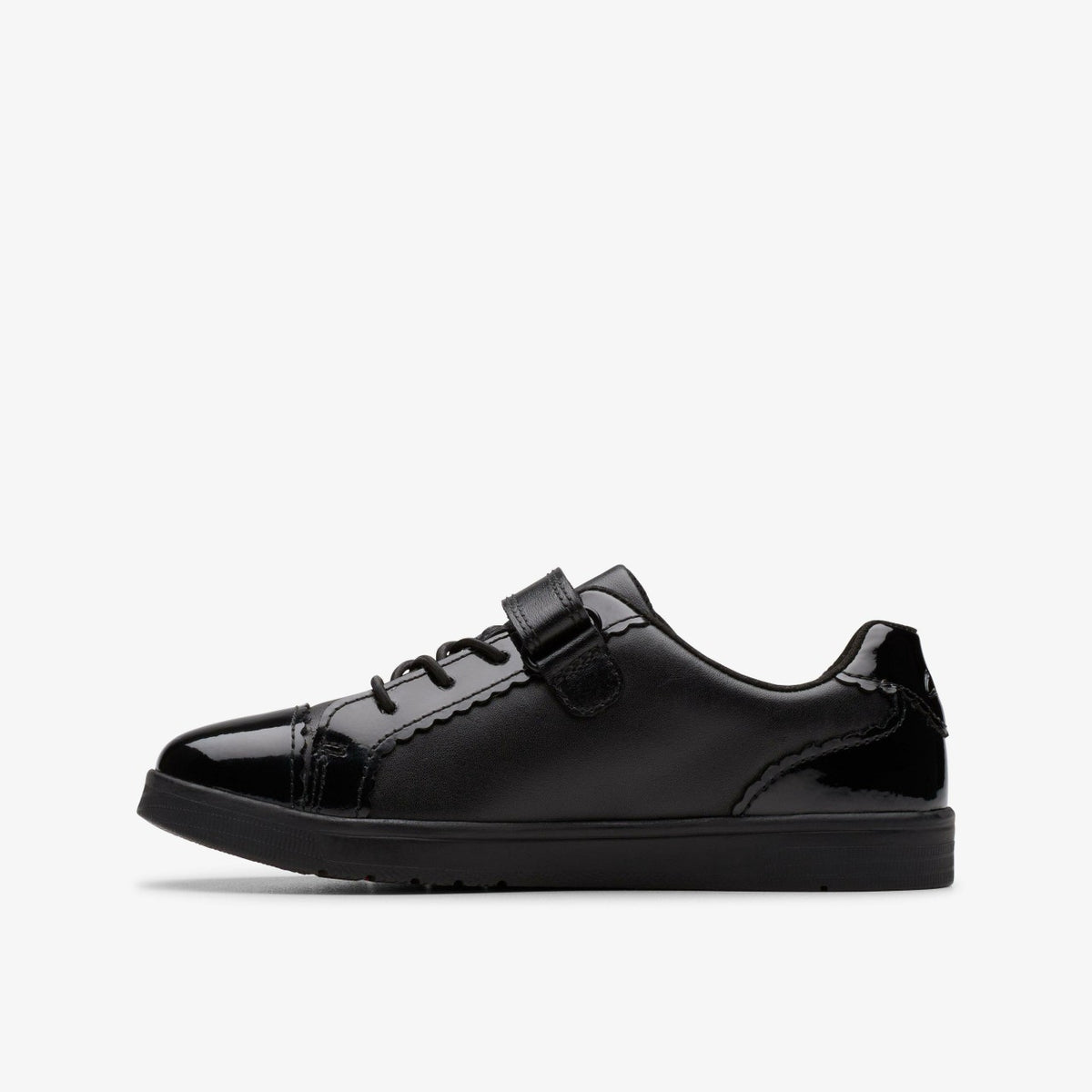 Clarks Disco Charm Kid Black Leather