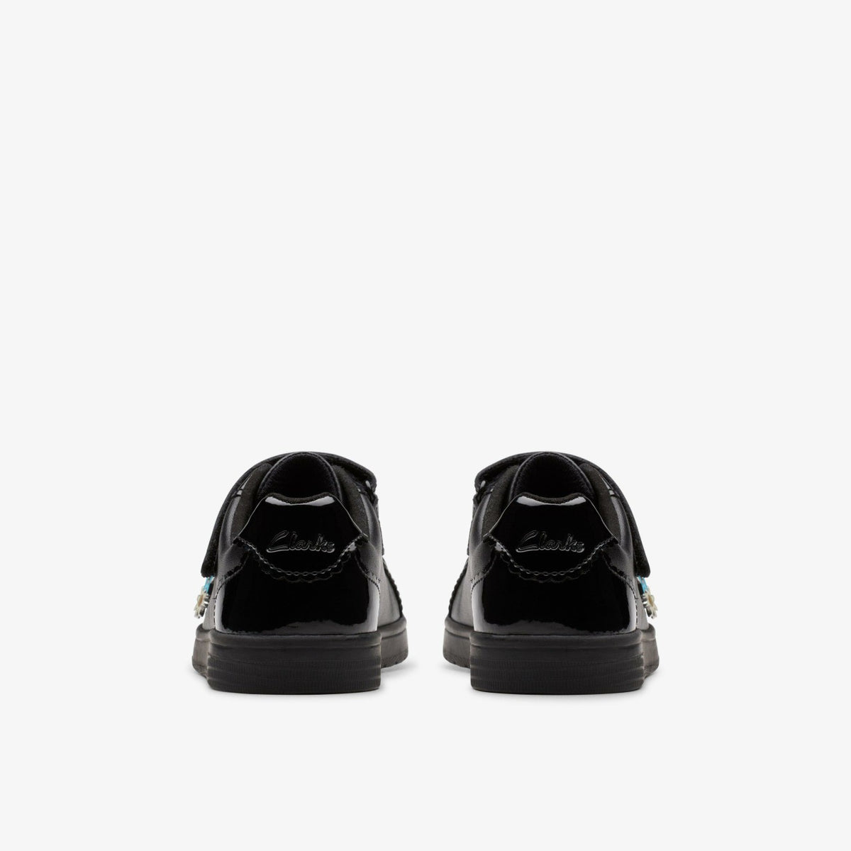 Clarks Disco Charm Kid Black Leather