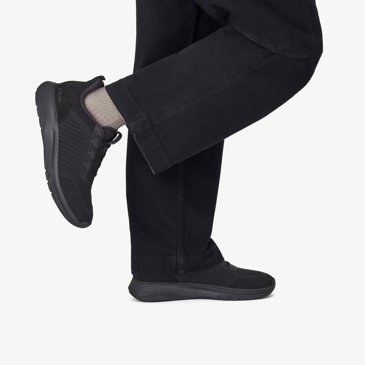 Clarks Motion Trek LT Black Knit