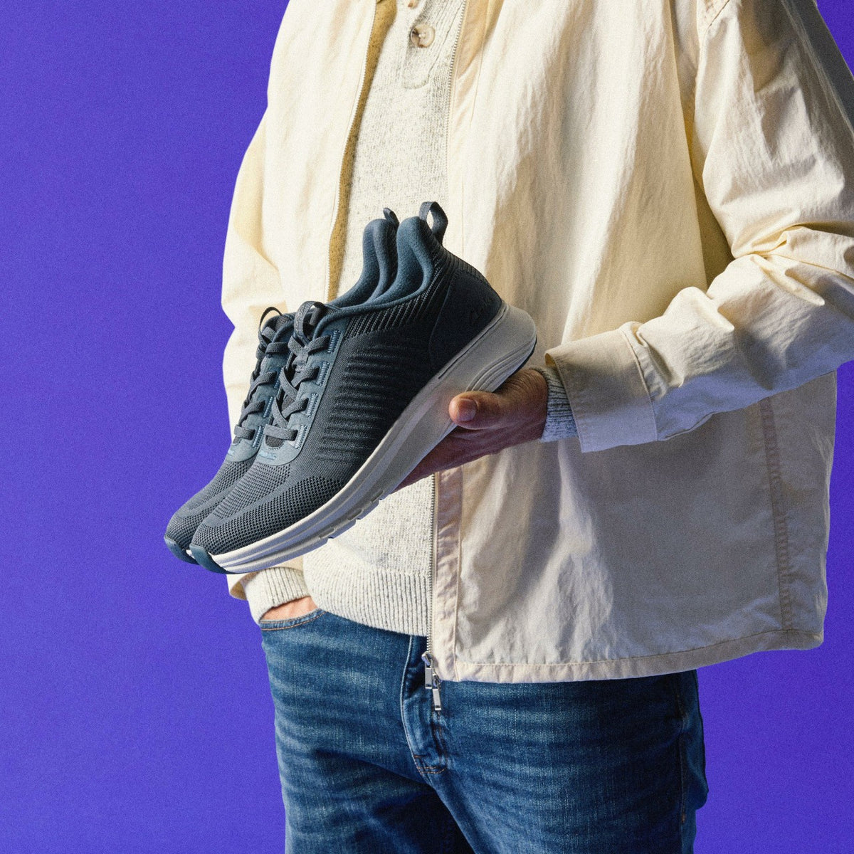 Clarks Motion Trek LT Navy Knit