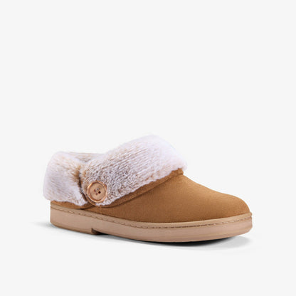 Clarks Evelyn Mule Tan