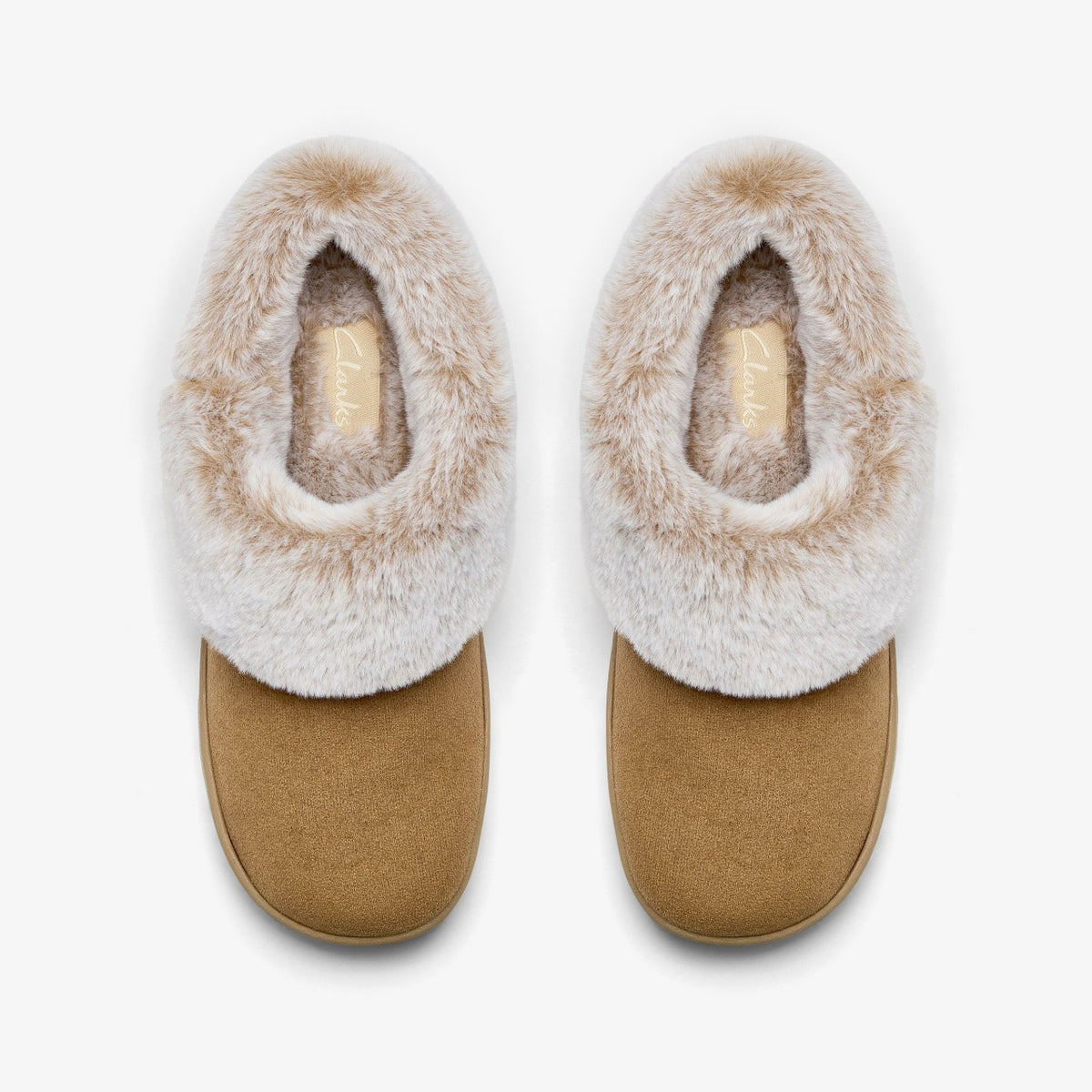 Clarks Evelyn Mule Tan