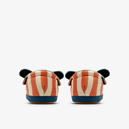 Clarks Fluffy Snug Toddler Orange Combination