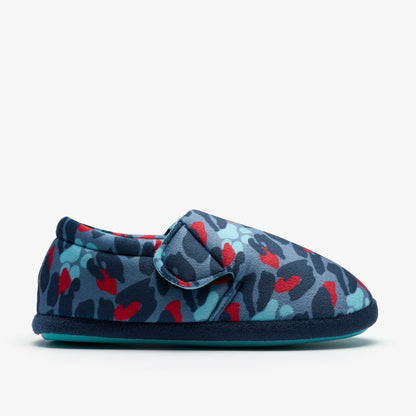 Clarks Fluffy Snug Kid Blue Camo Combination