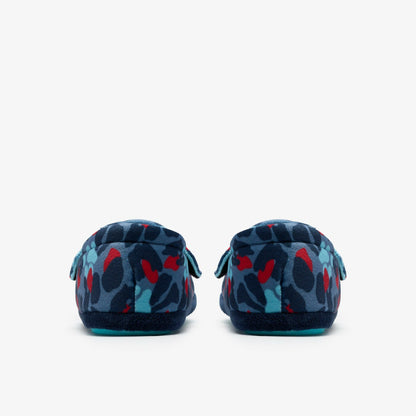 Clarks Fluffy Snug Kid Blue Camo Combination
