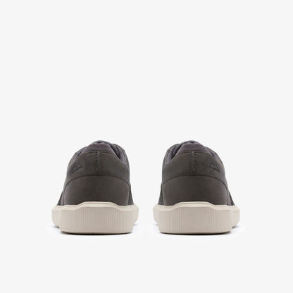 Clarks Brodin Seam Dark Grey Leather