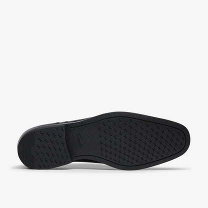 Clarks Paulton Cap Black Leather