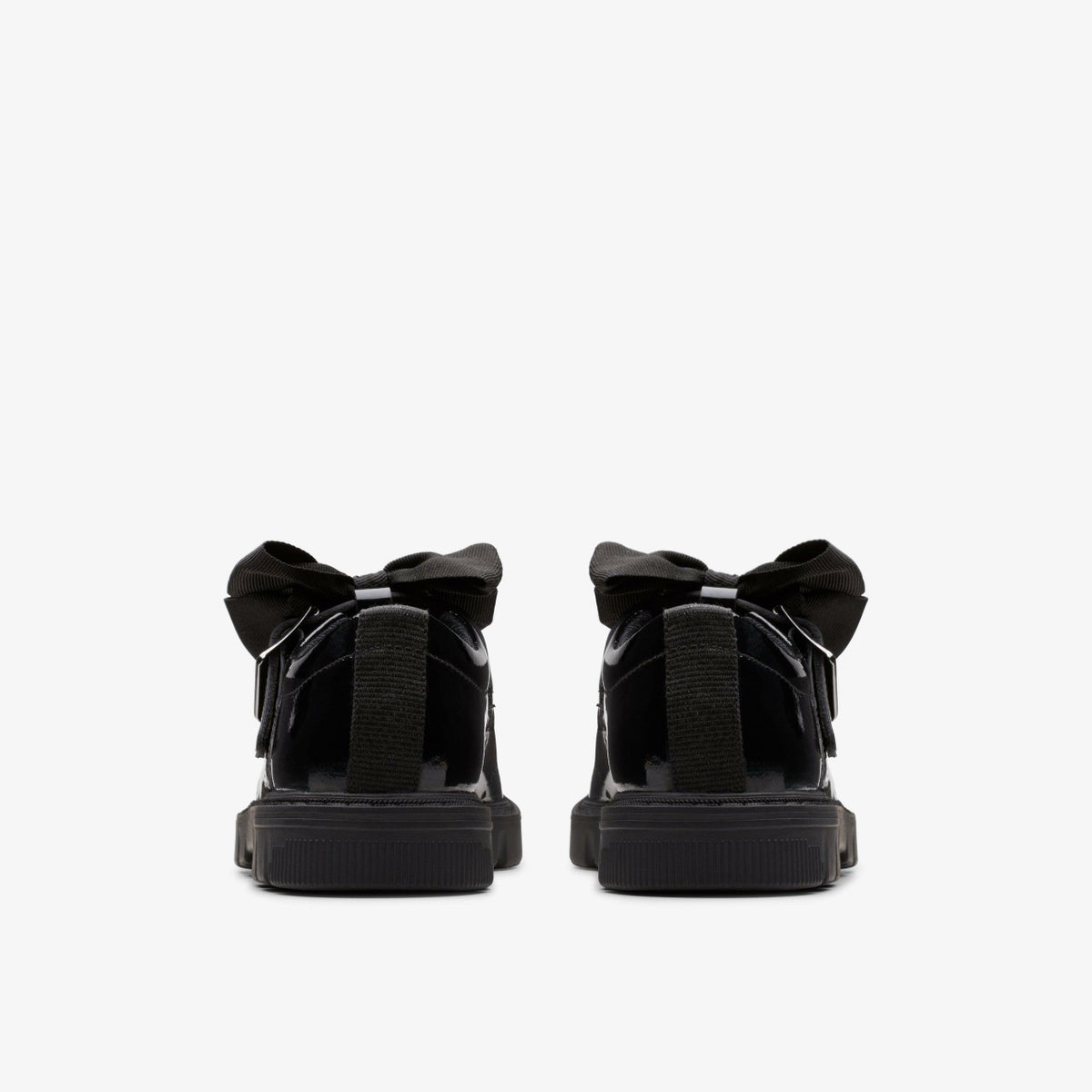 Clarks Lorcam Jane Kid Black Patent