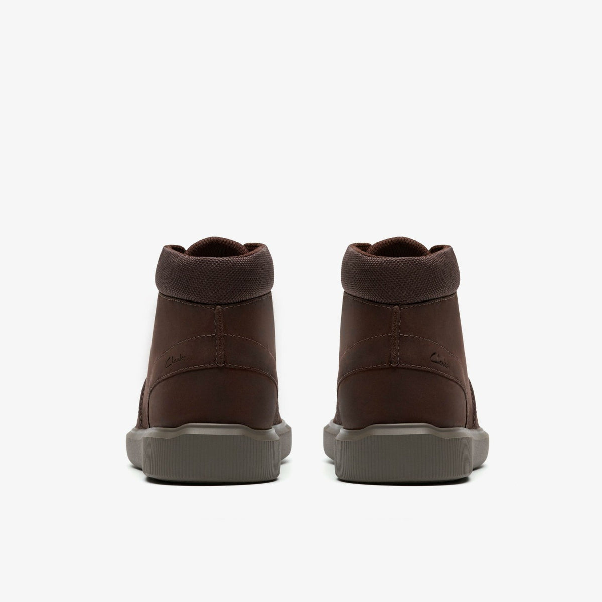 Clarks Brodin Mid Dark Brown Leather
