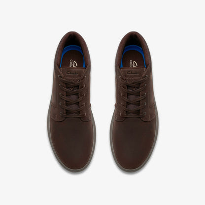 Clarks Brodin Mid Dark Brown Leather