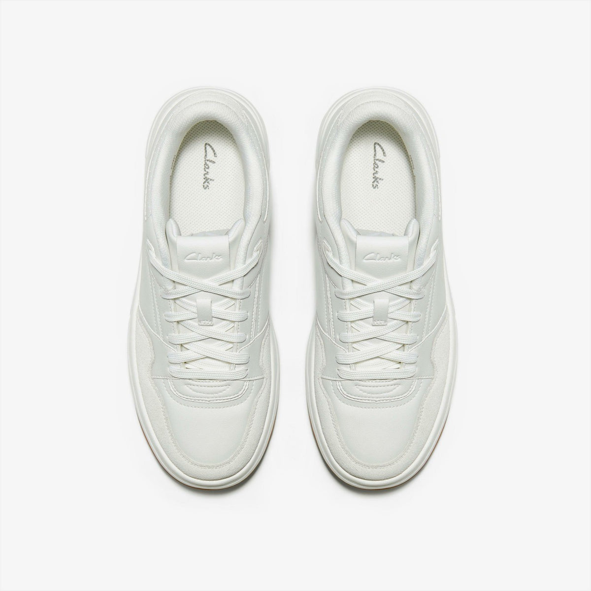 Clarks Elham Lace White