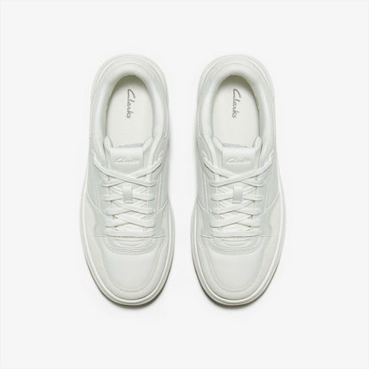 Clarks Elham Lace White