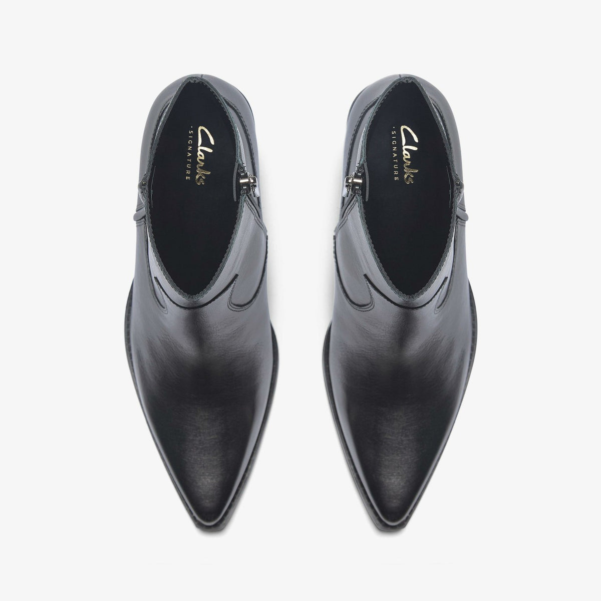 Clarks Kheda West Black Leather