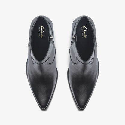 Clarks Kheda West Black Leather