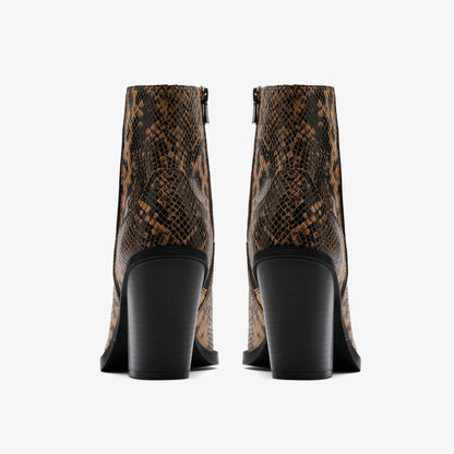 Clarks Kheda West Snake Print