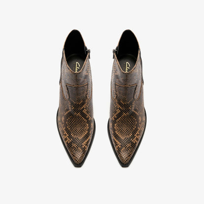 Clarks Kheda West Snake Print