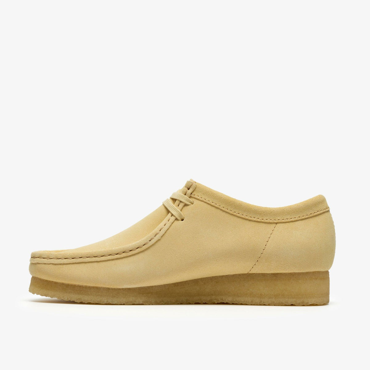Clarks Wallabee Pale Yellow Suede