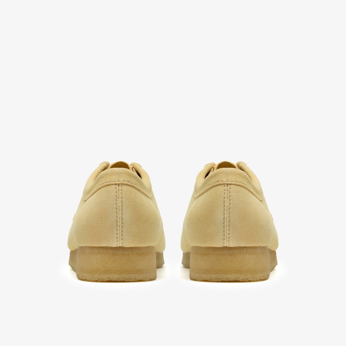 Clarks Wallabee Pale Yellow Suede