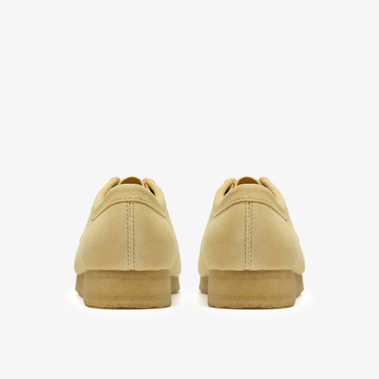 Clarks Wallabee Pale Yellow Suede