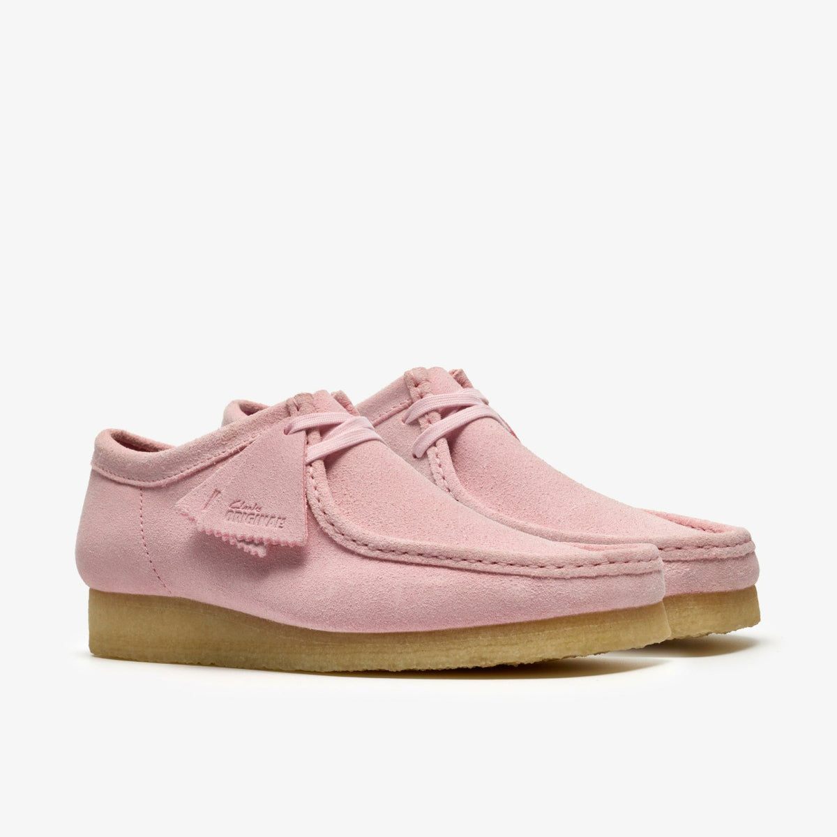Clarks Wallabee Light Pink Suede