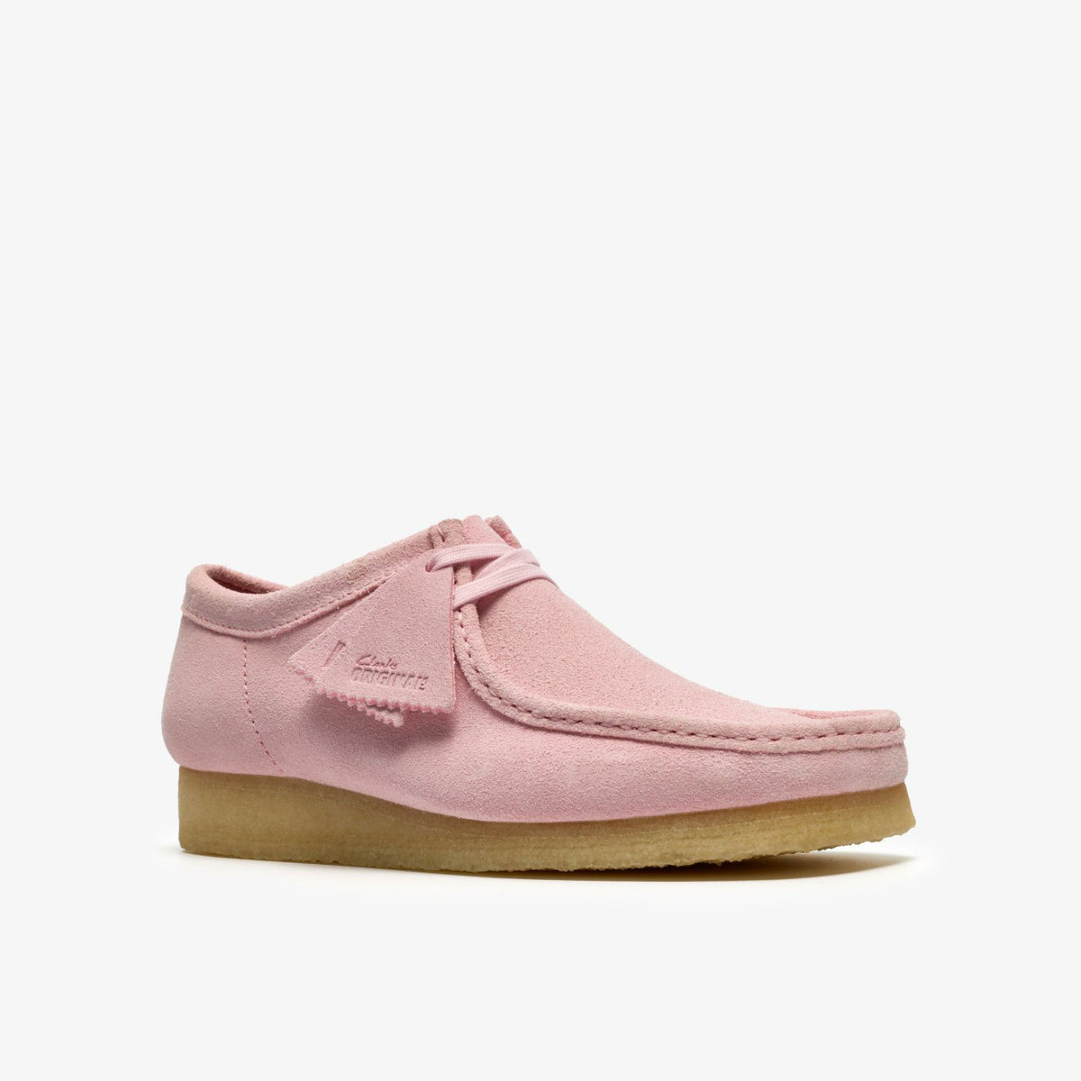 Clarks Wallabee Light Pink Suede