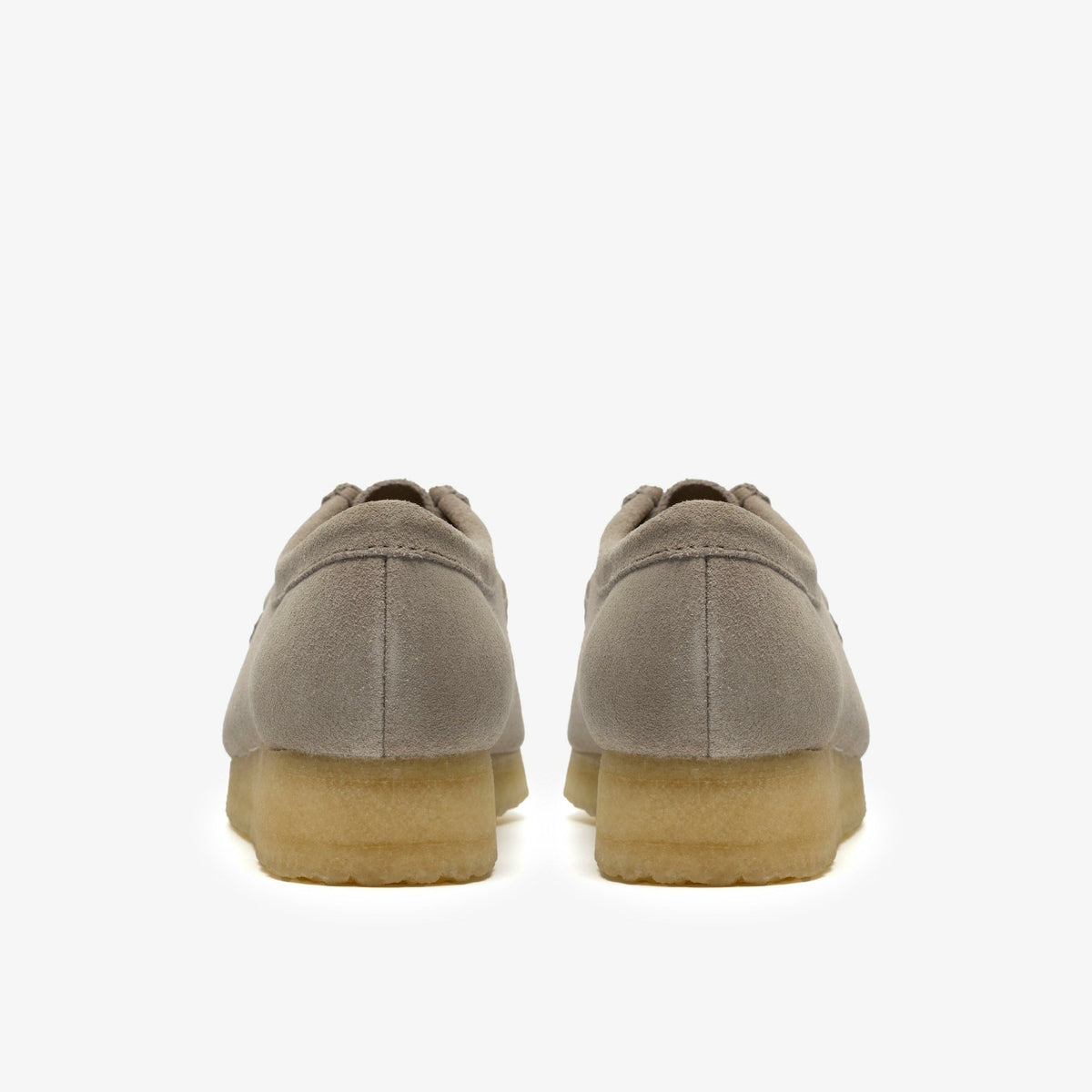 Clarks Wallabee Pale Grey Suede