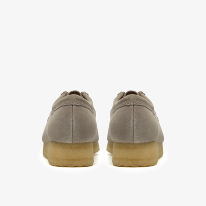 Clarks Wallabee Pale Grey Suede