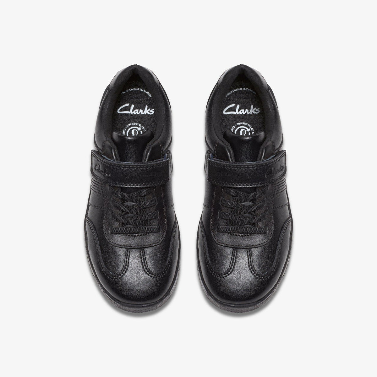 Clarks Disco Pace Kid Black Leather